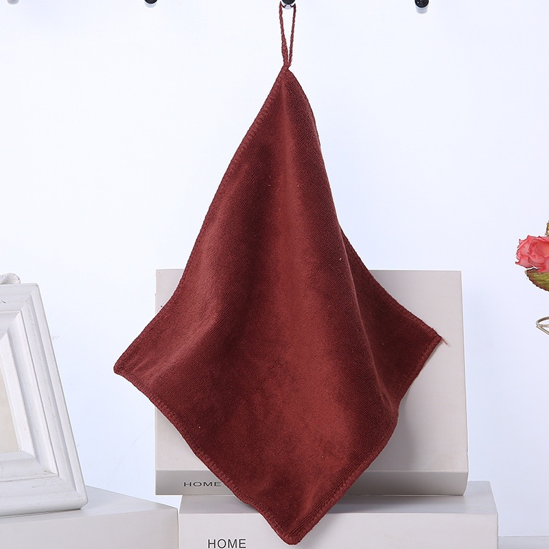 Microfibra pequeña toalla toallas cuadradas toallas para limpiar las manos sudor toallas cuadradas absorbentes de agua toallas blancas para niños regales pañuelos