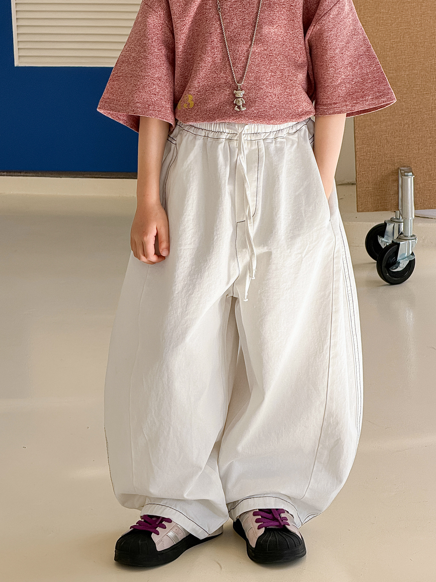 Summer breathable trousers for boys