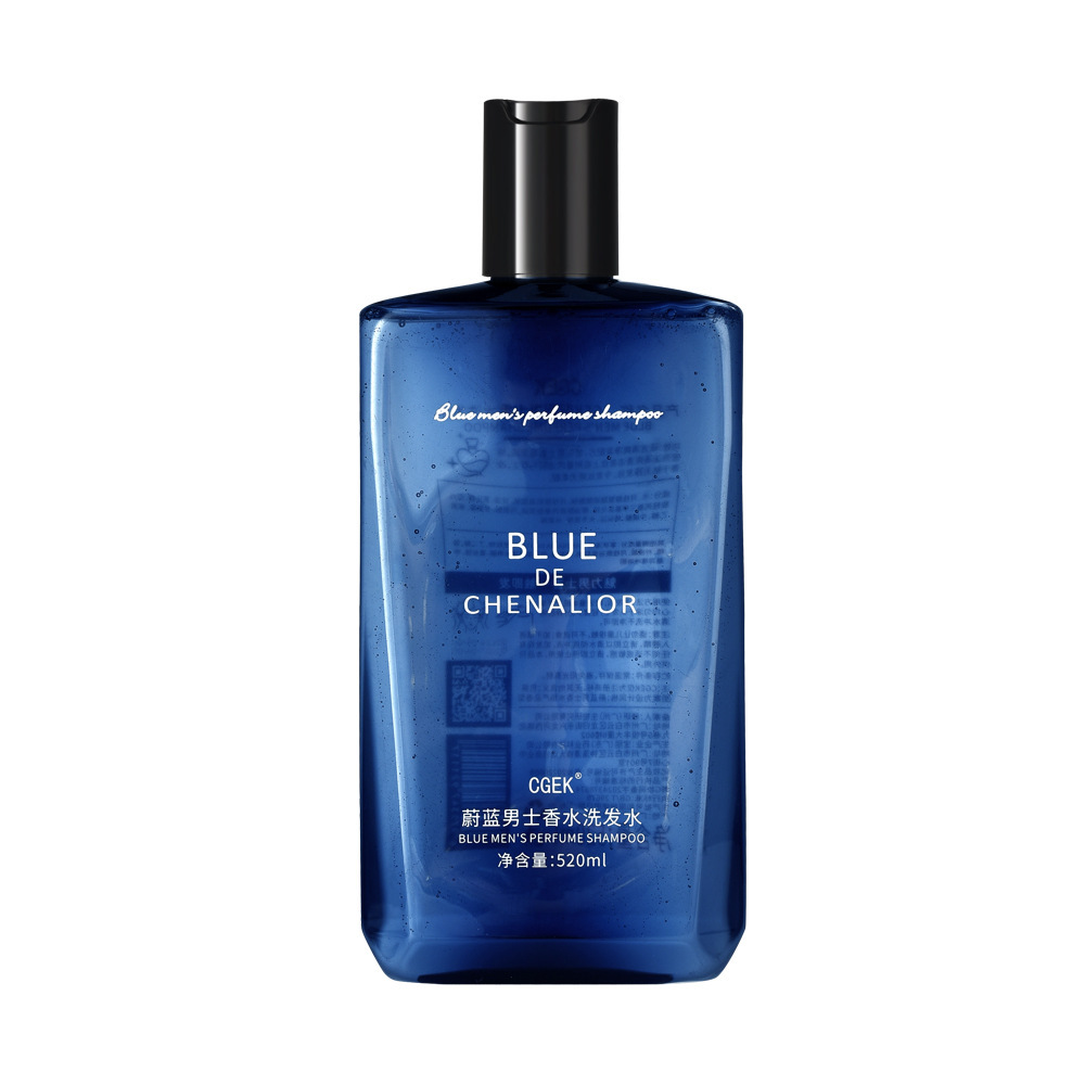 Champú de baño azul para hombres Perfume Perfume Perfume Perfume Perfume Perfume Control de aceite Desaceite Refrescante y Eliminación de ácaros Fabricantes de fragancias image 6