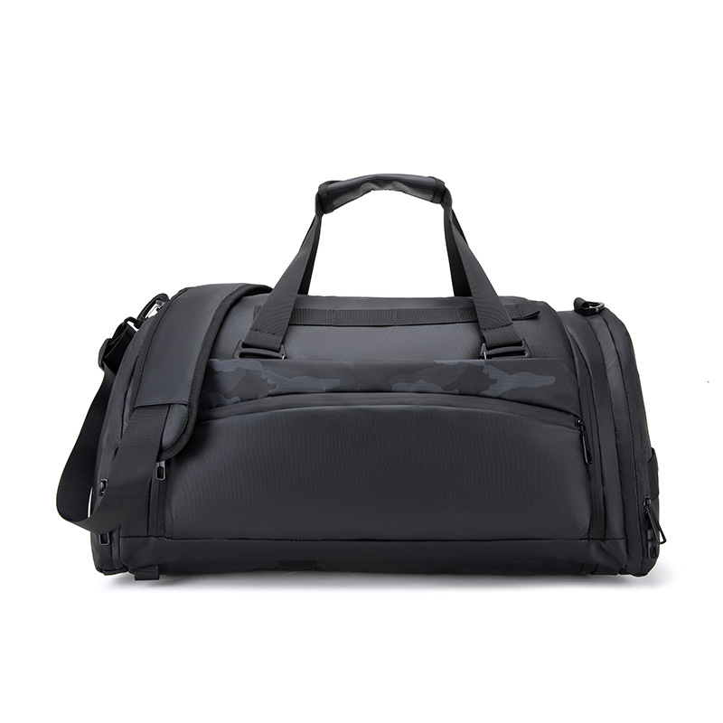 Bolsa de ejercicios multifuncional transfronteriza, bolsa de viaje de separación seca y húmeda independiente, sensación de alta calidad, gran capacidad deportiva, espalda de hombro