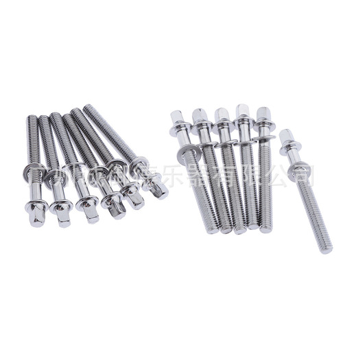 Jazz drum set drum screw drum claw short screw M5 screw 6 pieces installed tom M6 percussion instrument screw accessories