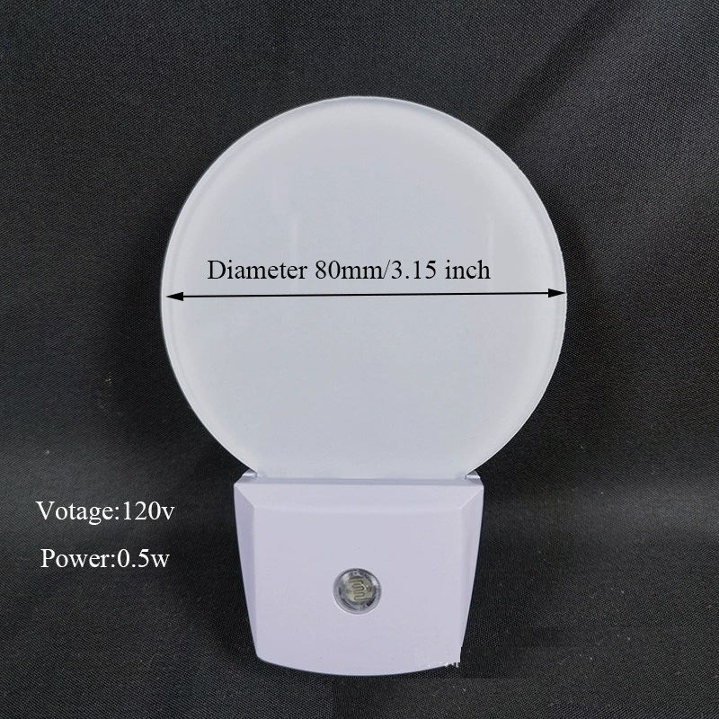 American Specifications Sublimation Acrylic Light-Sensitive Night Light Thermal Transfer Acrylic Night Light Personalized Sublimation