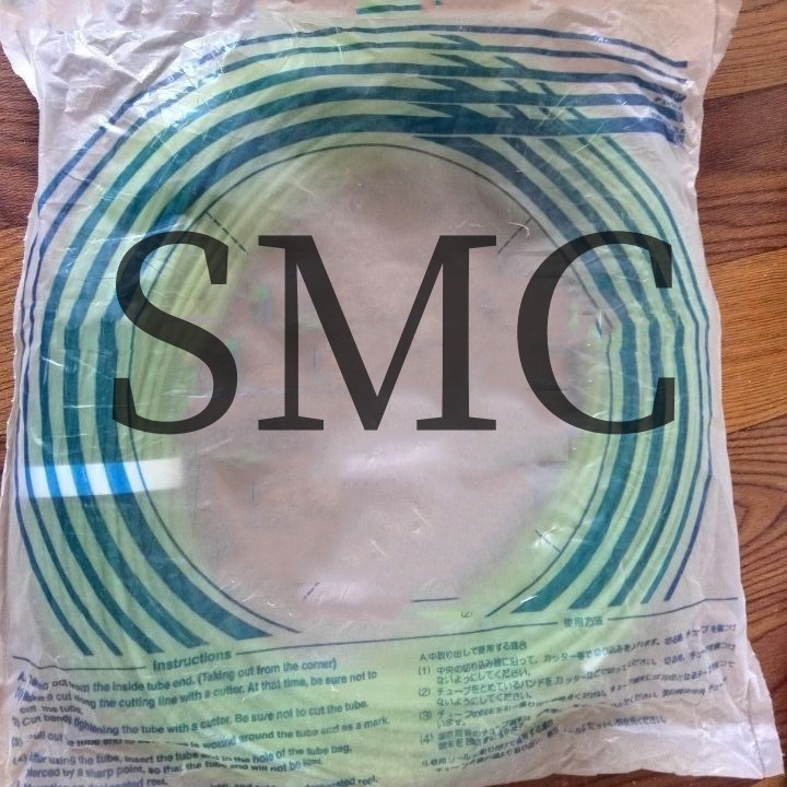 绿色聚氨酯气管;TU0604G-20;SMC,外径Φ6MM,内径Φ4MM,颜色绿色