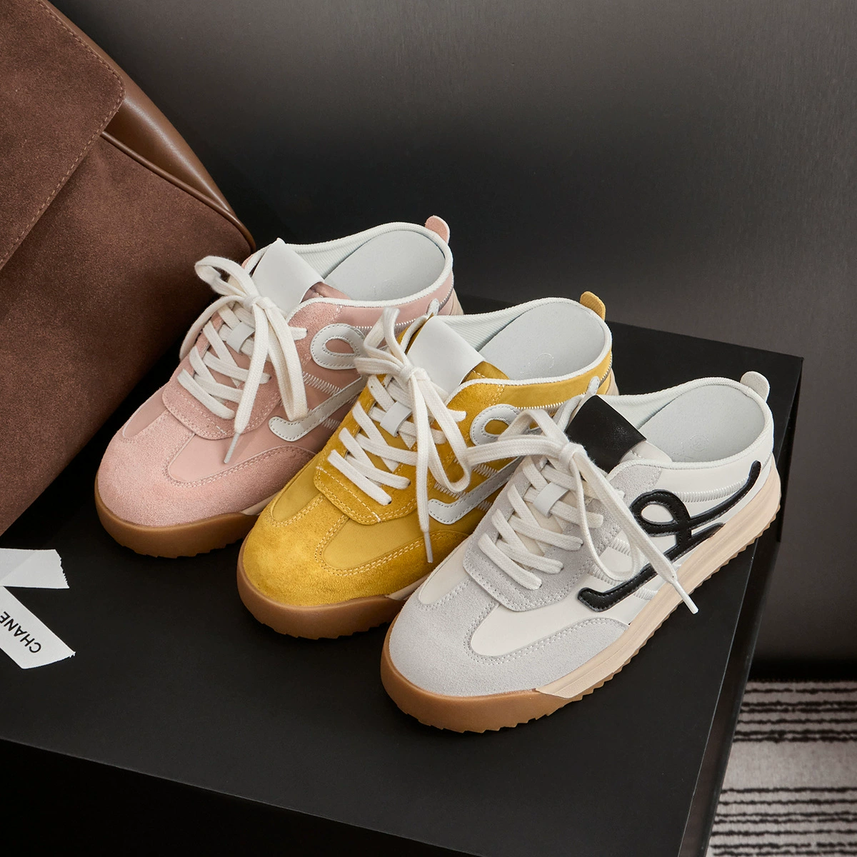 Новый Баотоу Половина шлепанца женская летняя наружная сетка Red Fu Gude Training обувь с толстой подошвой без каблуков ленивая обувь