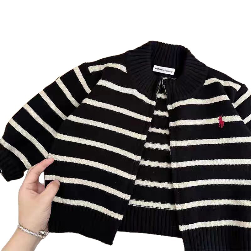 Children's autumn sweater, cardigan for boys with zipper, jacket, children's clothing 5