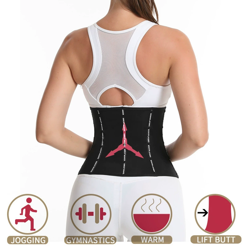Brace for training, trimmer, belt with letters, tight