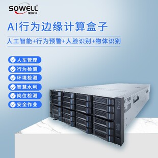 AI behavior analysis early warning system monitoring face recognition intelligent security edge computing box AI intelligent box