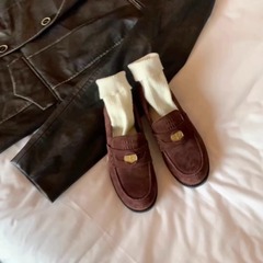 【sheii蘇茵茵】腔調感~阿miu小金幣一腳蹬懶人樂福單鞋女小皮鞋