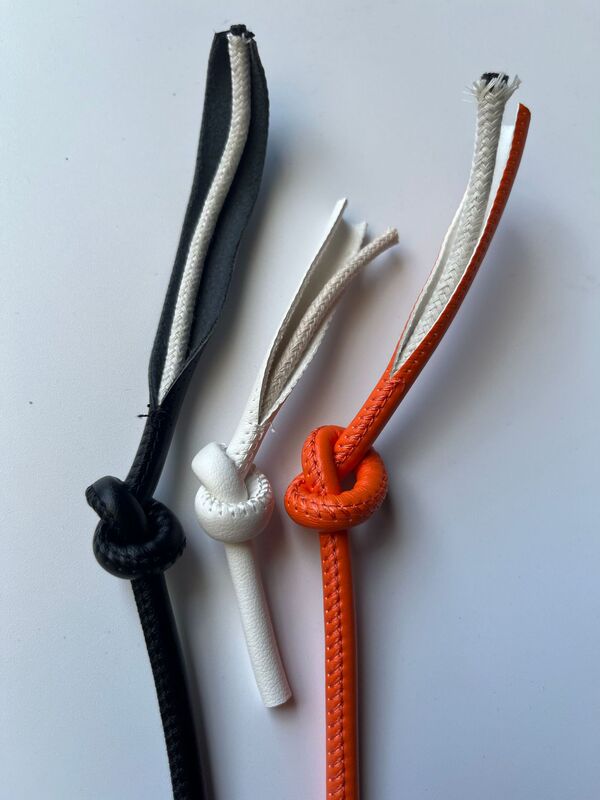 Pu Round Leather Rope Lock Edge Car Bag with Thread Stitching Processing Customized Backpack with Wide Shoulder Strap Colorful Woven Bag Can Be Customized