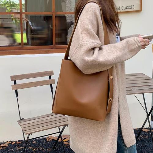 Factory direct sales cross-border bag wholesale women's Korean shoulder bag bucket bag ins cross-body large capacity foreign trade