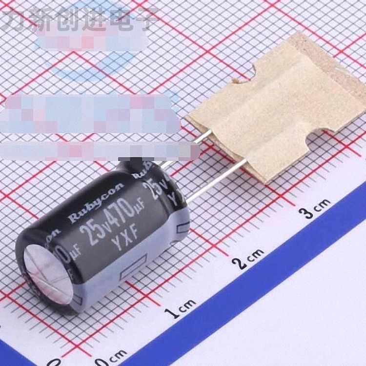 25YXF470MEFCT810X16描述470uF 25V电解电容器