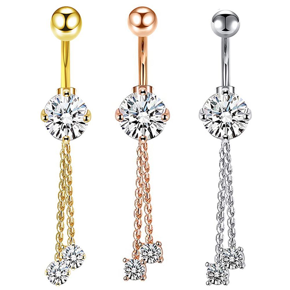 Butterfly Navel Ring 316L Surgical Steel Belly Button Ring Rose Gold Fashion Body Piercing Jewelry Wholesale detail image 10