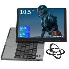热销10.5英寸触屏360°翻转人脸识别N150商务办公笔记本电脑平板