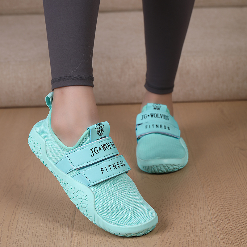 Laura interior integral de fitness mudo zapatilla de deporte caminadora zapatos especiales en cuclillas levantamiento de pesas zapatos de tiro duro zapatos de yoga