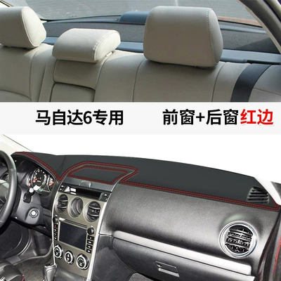 Günəş əleyhinə siperlik Mat Ez-6 Sunshade and Sun - exclusively-for-mazda-6-leather-red-line-front-window-mat-rear-window-mat-no-specifications