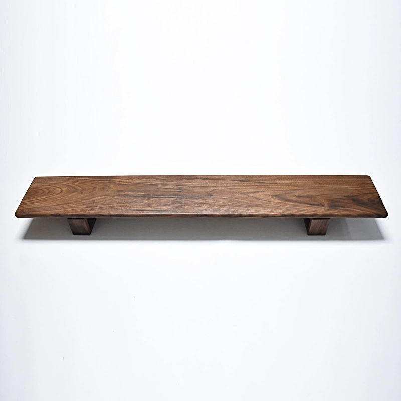 Black walnut adds an elevated computer display LCD TV, an increase of the desktop extended adjustable