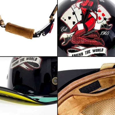Standard 3C Certified Helmet for Women – Motosiklet kaskı (dəbilqə)