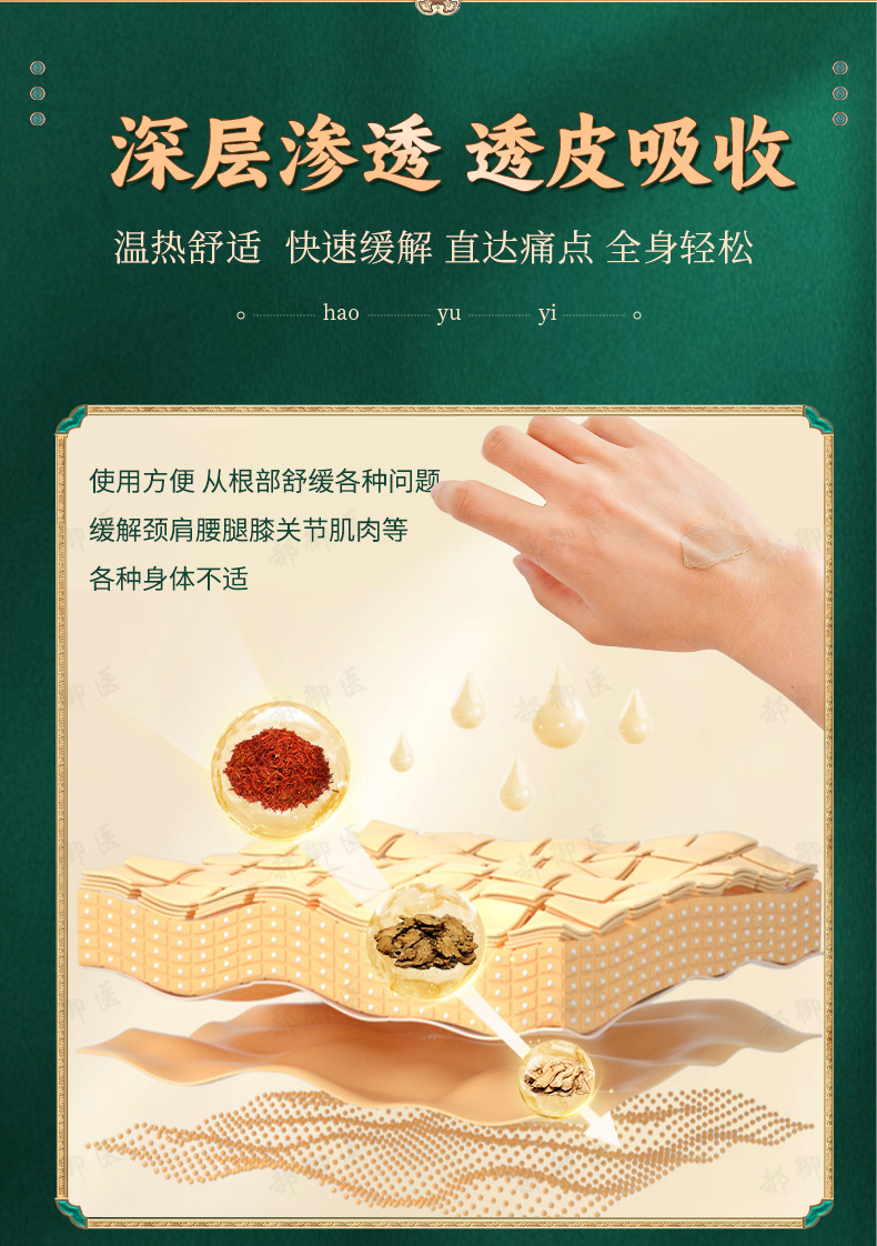 Shujin Huoluo Warming Pain Relief Cream for Joint Discomfort External Use 20g specifications
