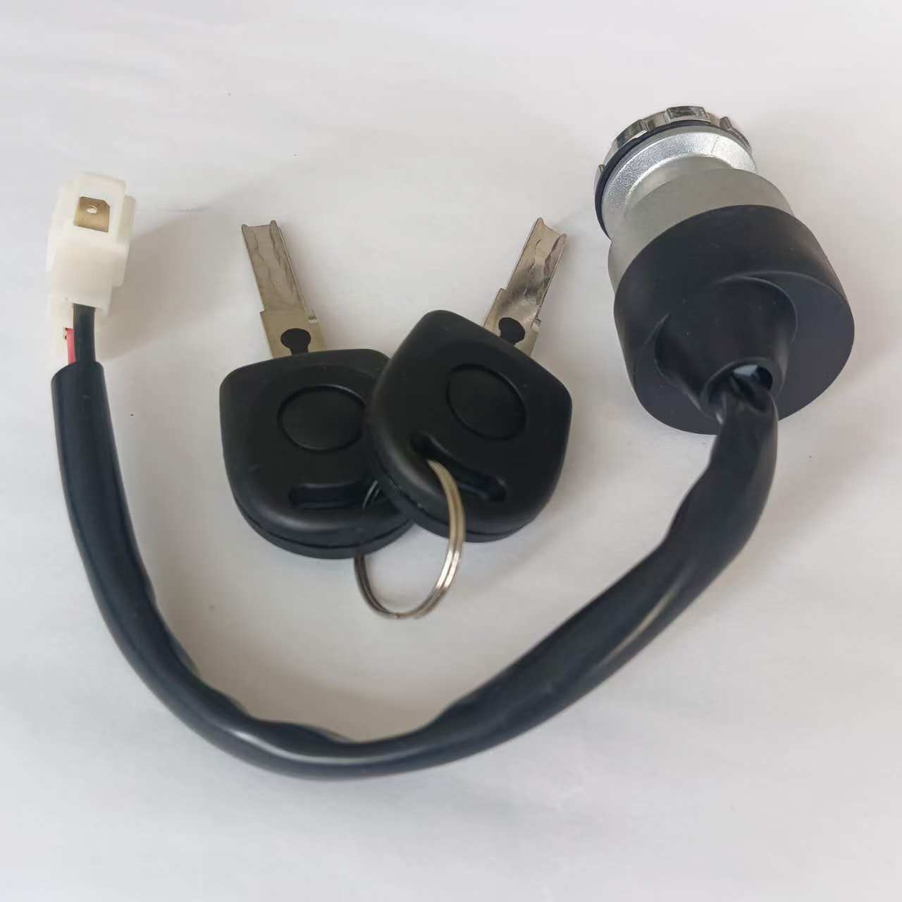 Electric car, lock