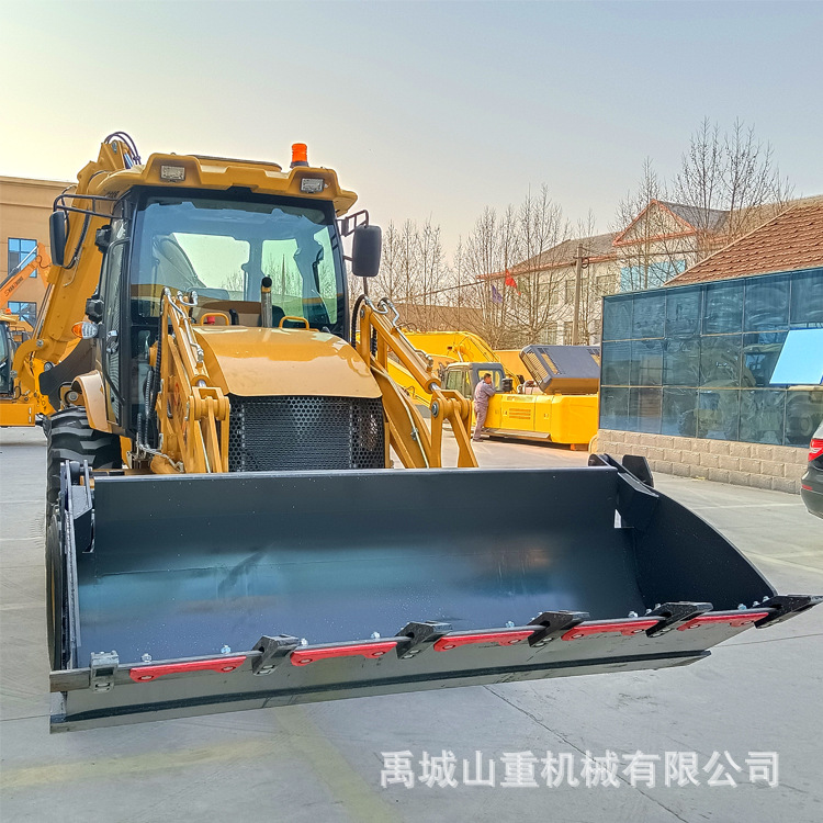 山重工厂40-28型建筑工程两用设备 反铲装载机 四驱两驱切换