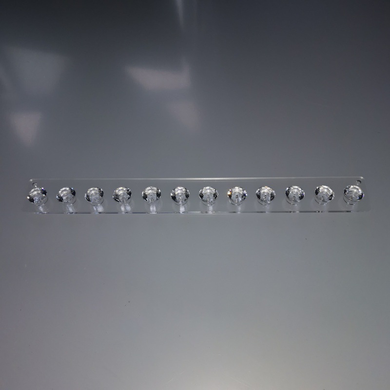 투명 다이아몬드 (12 후크) 외부 상자 없이 완벽한 액세서리