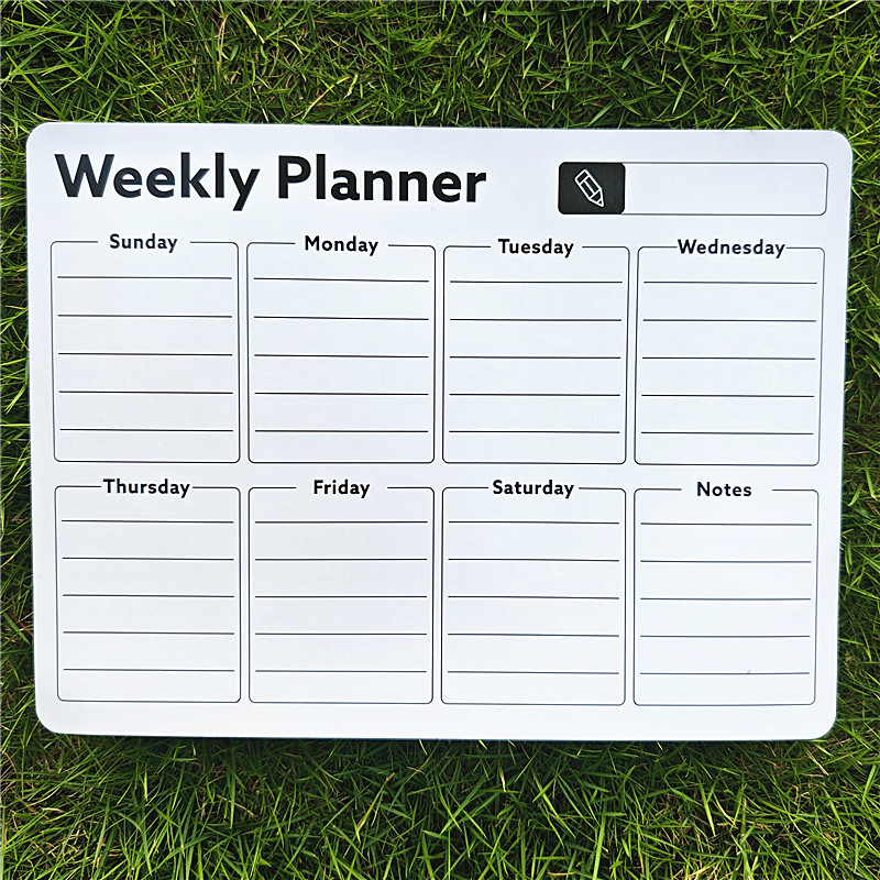 磁性板冰箱贴留言板可擦写磁贴记事贴创意小白板便利贴黑板磁性贴