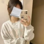 宽松无帽春秋季碎花卫衣