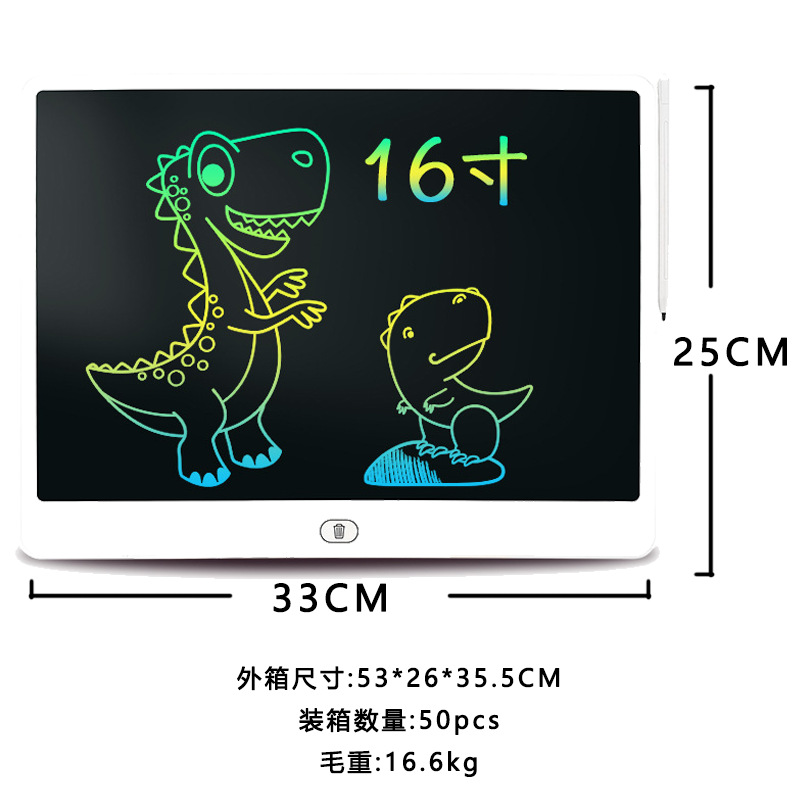 Tablero de Dibujo Electrónico LCD para Niños de 8.5/12/16 Pulgadas para Educación Temprana Infantil