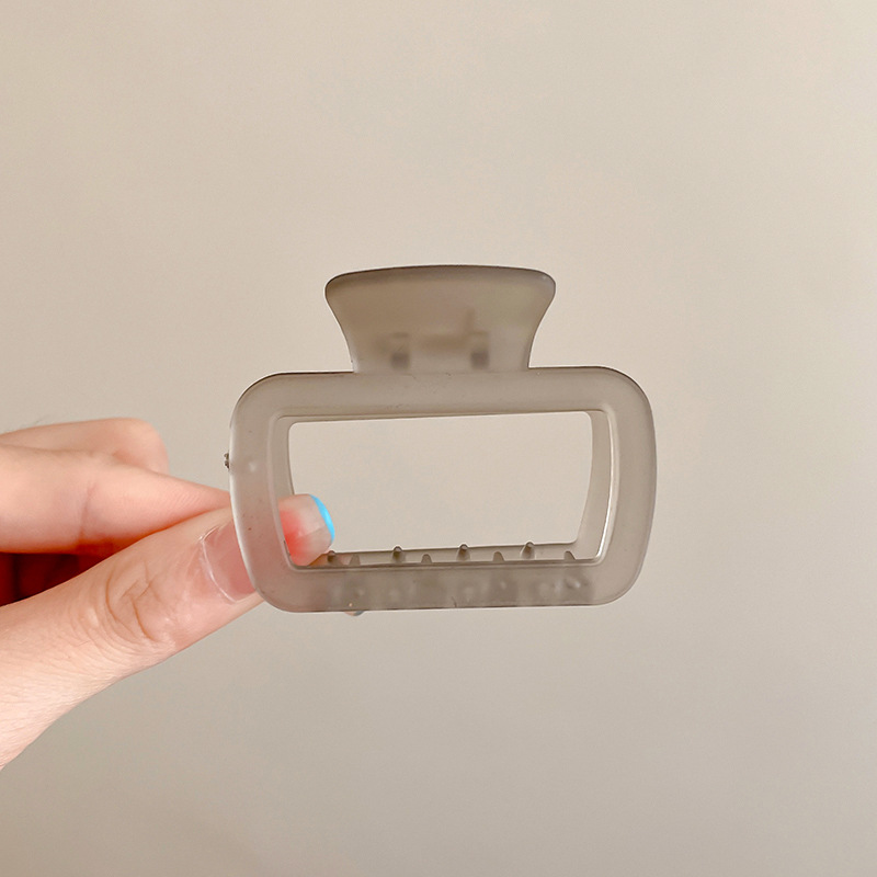 Clip de agarre, gran cantidad de cabello, horquilla esmerilada, horquilla simple, horquilla de tiburón, nuevo y exquisito tocado de alta gama, horquilla femenina