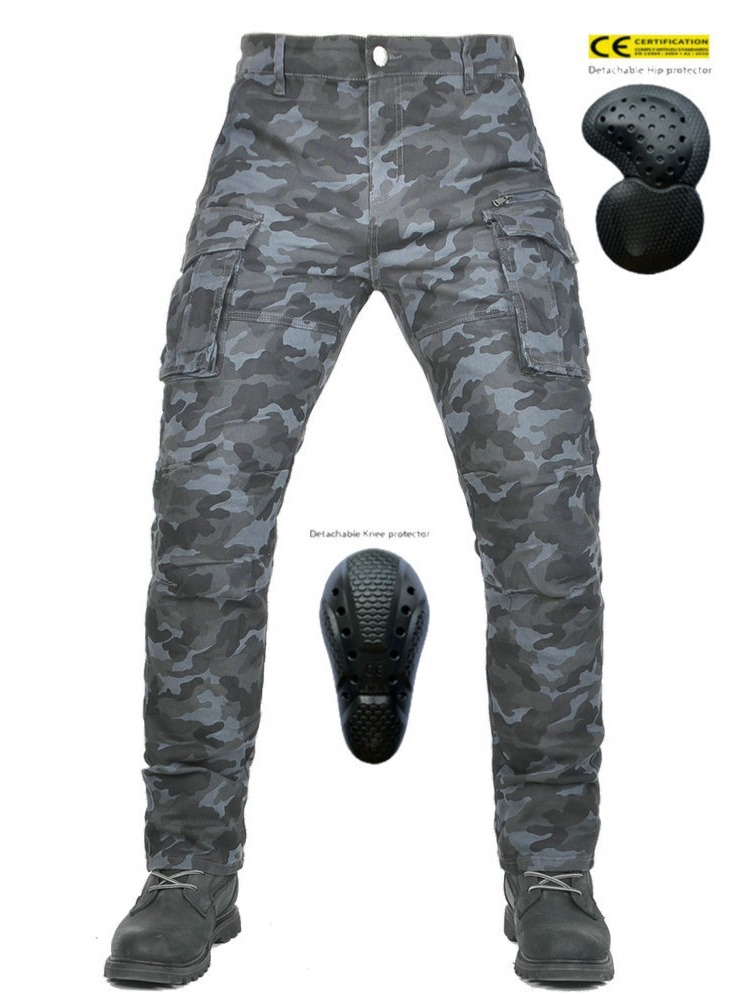 Pantalones de motocicleta VOLERO para hombres, herramientas de camuflaje transpirables, pantalones de motocicleta de todo el camino.