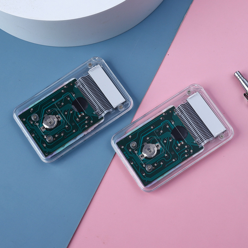 国境を越えたミニ電卓、かわいい学生向けコンピューター、小型で持ち運び可能な電卓、透明なドーパミン|undefined