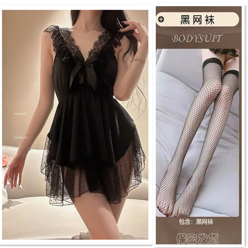 2233 블랙 + 망사스타킹