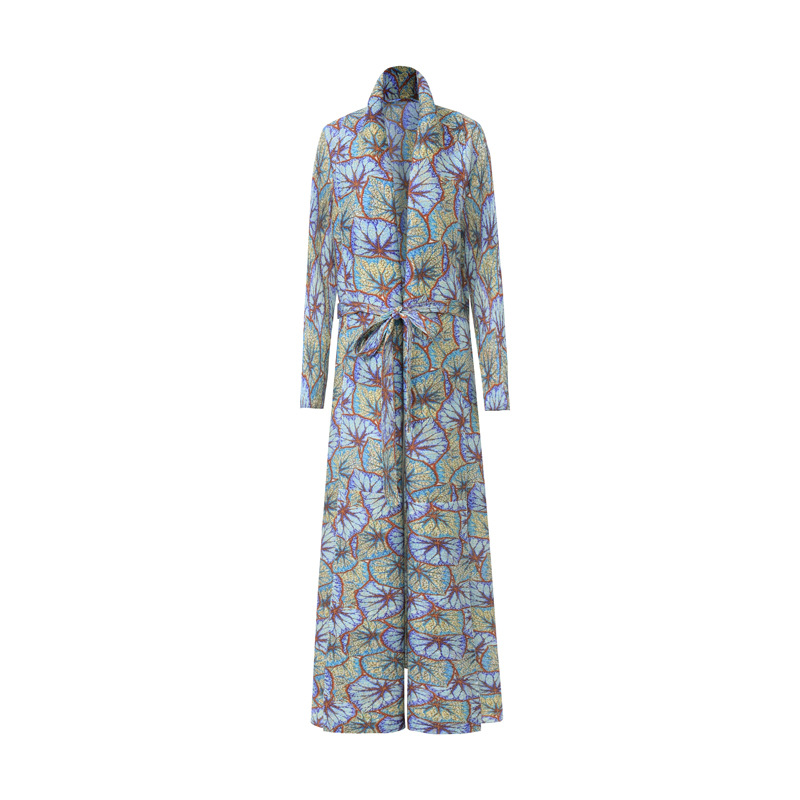 Arab Saudi Dubai Travel Robe Middle East 2024 New Women's Pleated Cardigan Dress Foreign Trade Wholesale_ecoleips.com