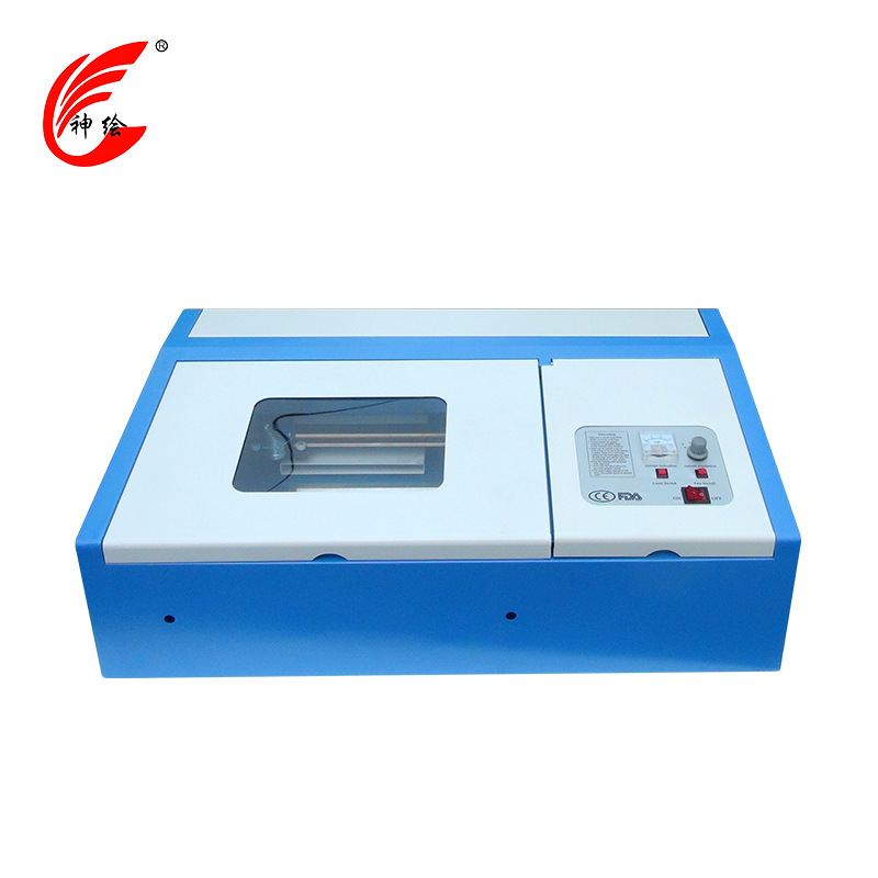 神绘K40激光雕刻机牛角红塑原子玉石小型激光雕刻机非金属材料