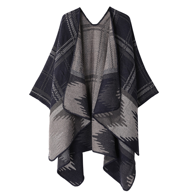 Sciarpa unisex Scialle alla moda versatile mantello spesso coperta cappotto sciarpe calde_voghion.com