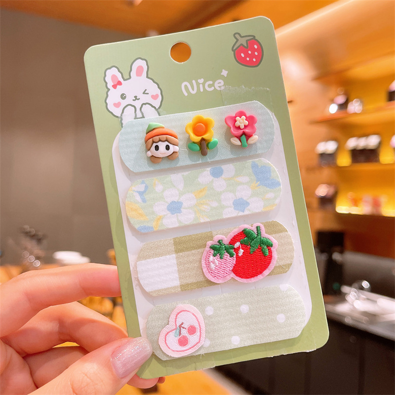 Los niños publican adorables pegatinas de velcro para bebés que no lastiman el cabello roto, artefactos de cabello mágicos para niñas con poco cabello pegatinas de frangeo