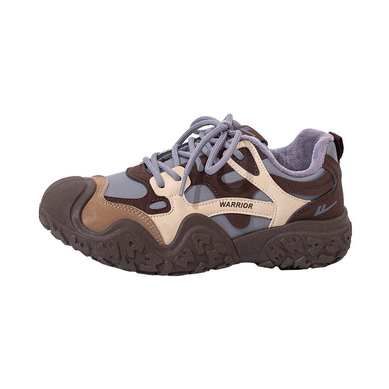 Huili High-end moda zapatos de mujer cordones de terciopelo zapatos de algodón cómodos zapatos de mujer retro versátiles zapatos cálidos