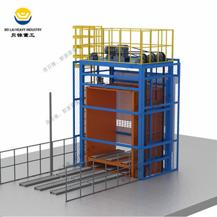 Lifting cargo ladder table is equipped with drum circulation continuous elevator with roller reciprocating intelligent elevator