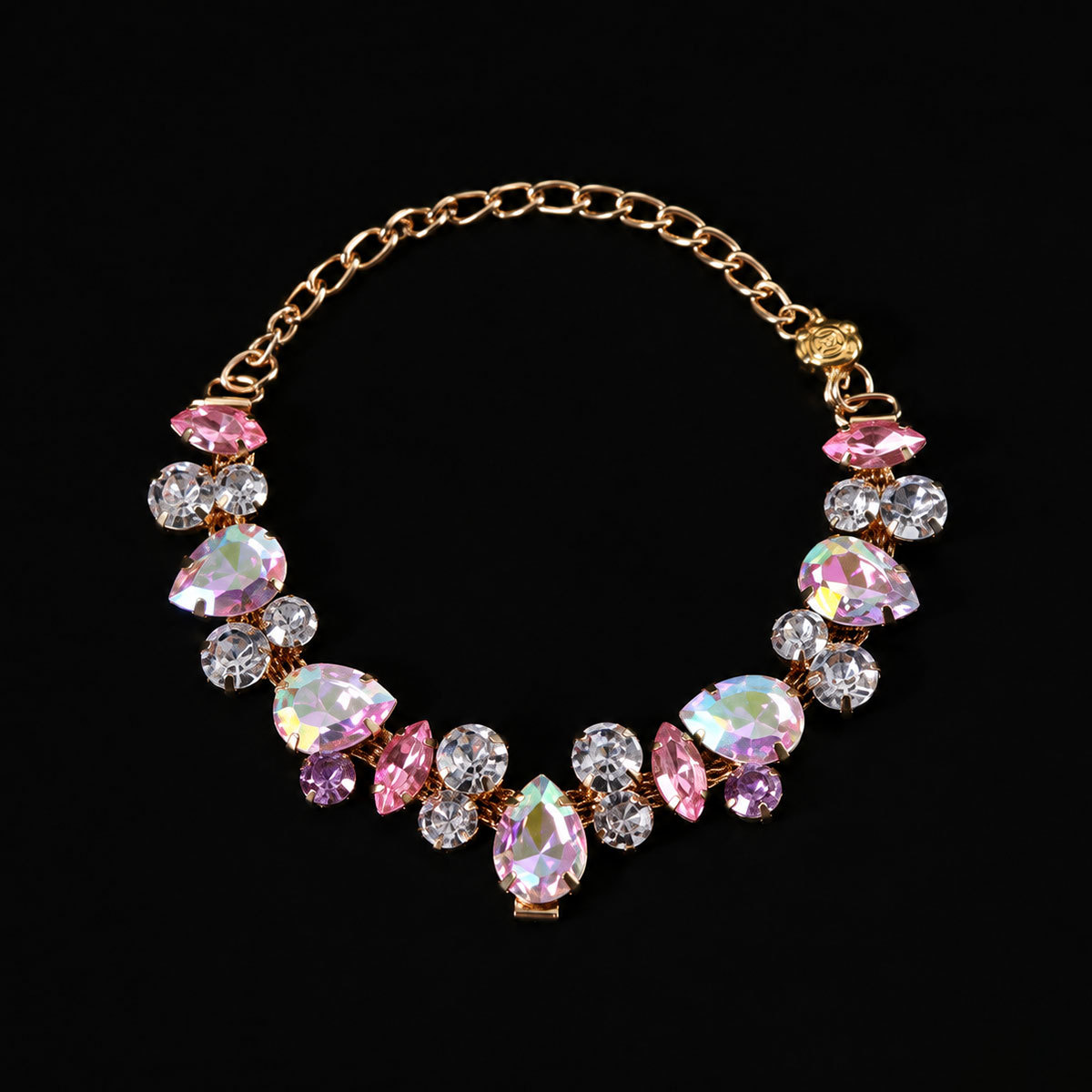 Collar de Cristal para Mascotas de Plástico Decorativo para Fiestas