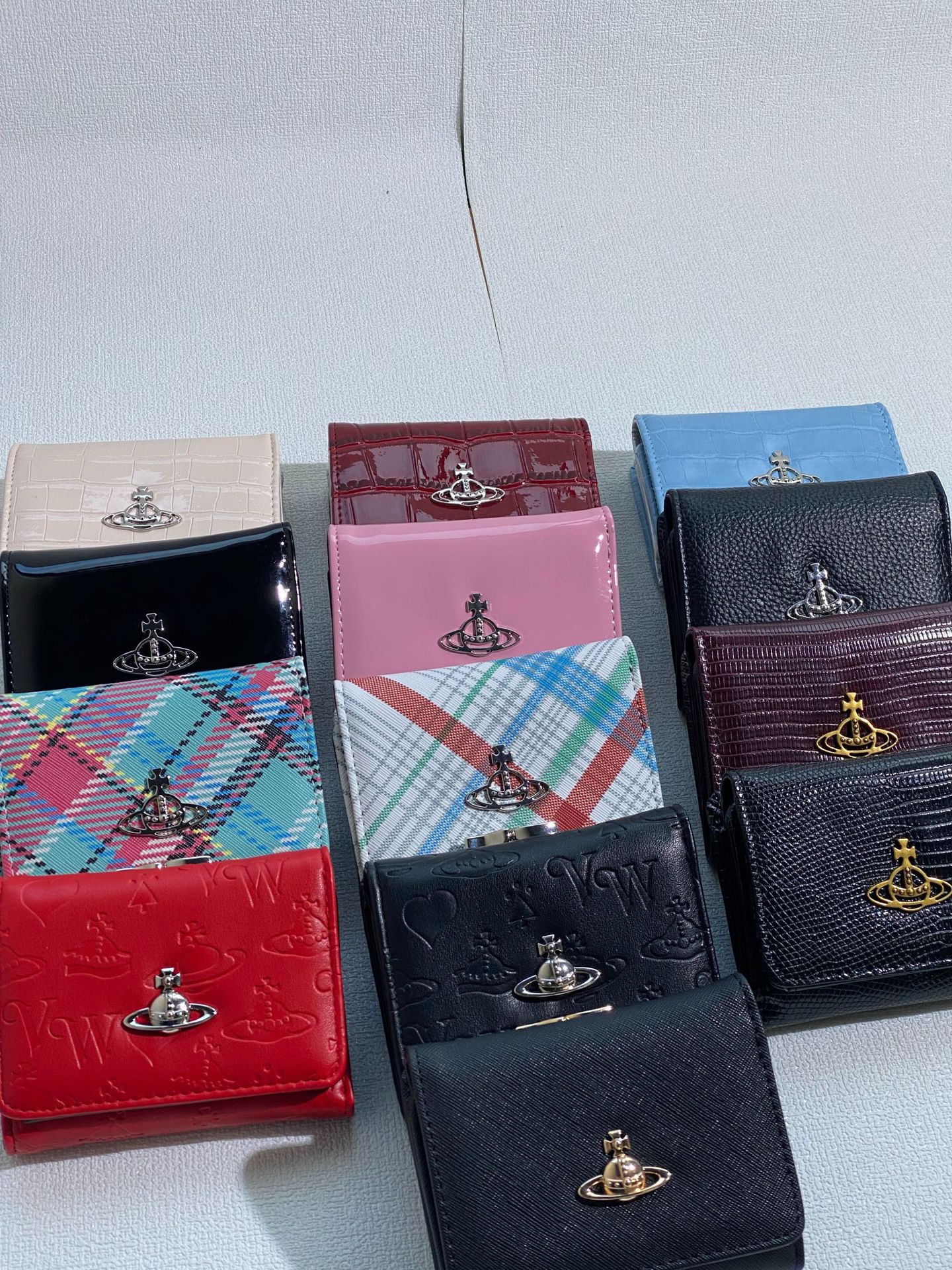 2025新型西太后土星三つ折り財布小銭入れ証明書カバンシンプルマルチ