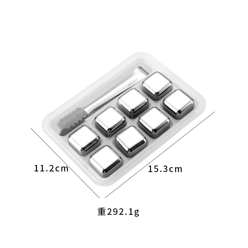 304 ステンレス鋼アイスキューブ食品グレード金属急速冷凍ビール家庭用アイスキューブサイクルアイストルサートウイスキーアイス|undefined