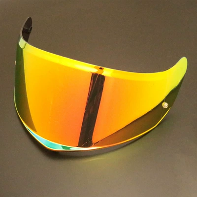 Helmet Lens, Day and | Dəbilqə (Kaska) aksesuarları - gold-red