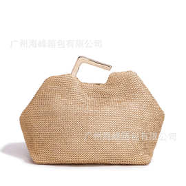 2026夏季新品 女包ins编织手提包海边度假沙滩包大容量百搭手拿包