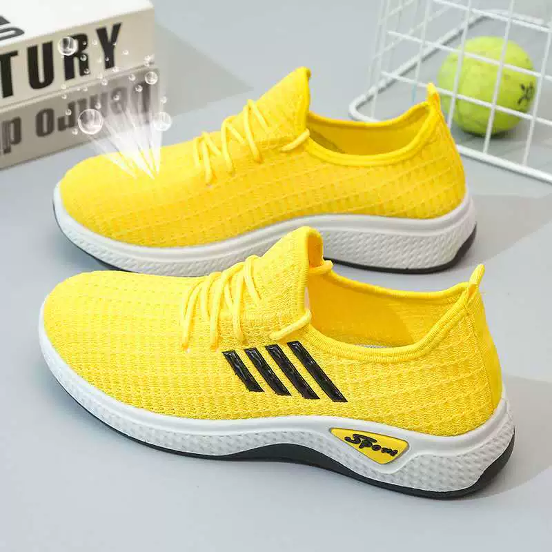 Women’s sports shoes, breathable knit upper, lightweight casual sneakers, sizes 36–40