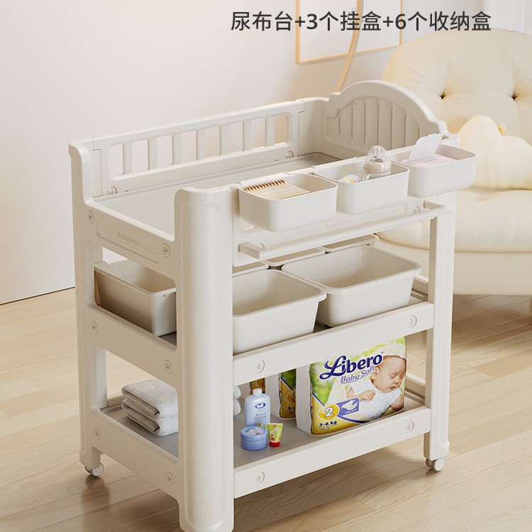 Babyviva pañales para bebés, tabla de cambio de pañales para bebés, tabla de baño, cama móvil para recién nacidos