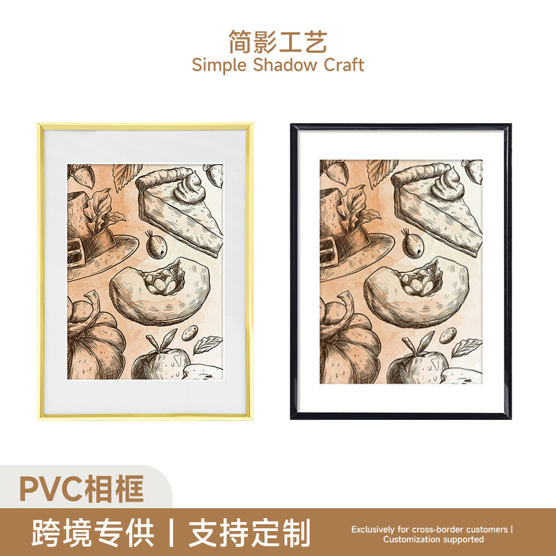 Cross-Border Minimalist 10inch Pvc Photo Frame Display Stand Large Size Family Photo Memory Frame Wedding Studio Wall Hanging Picture Frame Cross-Border Minimalist 10inch Pvc Photo Frame Display Stand Large Size Family Photo Memory Frame Wedding Studio Wall Hanging Picture Frame