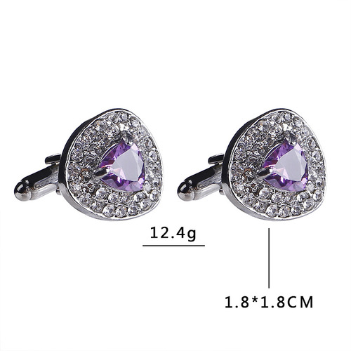 New cufflinks, fashionable love French cufflinks, creative women's cufflinks and cufflinks, fashion clothing shirt accessories