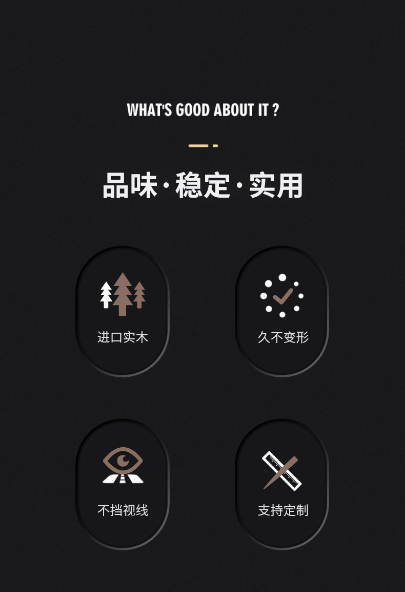 Black walnut wooden temporary parking number plate Beech mobile phone car decoration simple car moving card