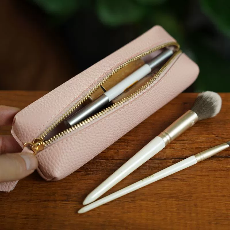 Handheld pencil case, small pen, protective case, organizer bag, simple and elegant design