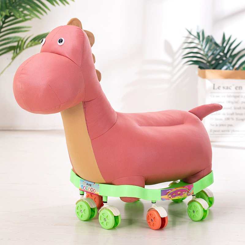かわいい多機能動物プーリーソファー椅子子供赤ちゃんシートベンチ取り外し可能な技術布滑車玩具|undefined